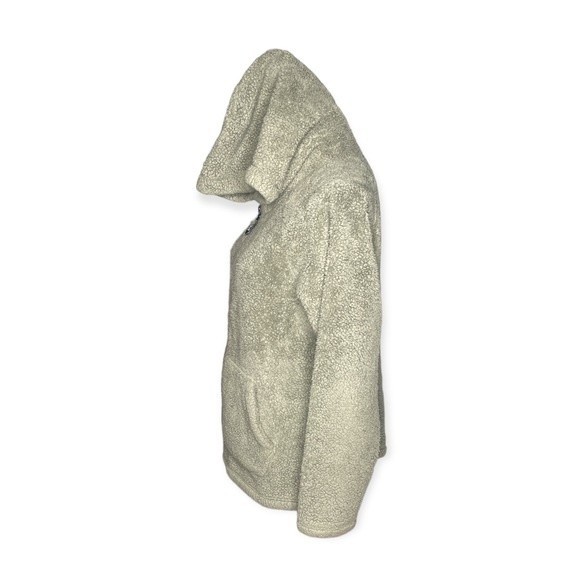 PINK Victoria’s Secret Half Zip Fleece Teddy Pull Over Shake Green Size Small - Picture 4 of 9